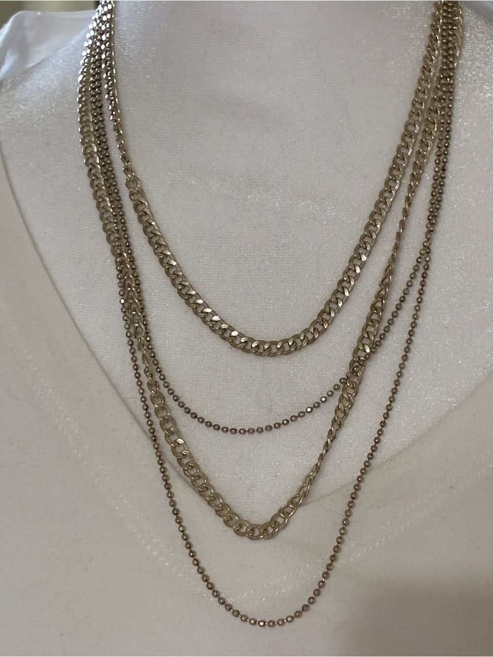 Silpada Sterling Silver Layered Multi-Chain Necklace
